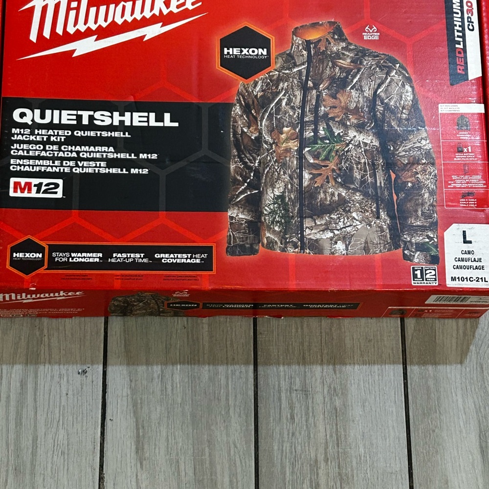 Milwaukee Quietshell Heated Camo Jacket